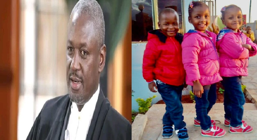 Otiende Amollo and his triplet